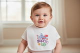 I light up Dad's life Baby Bib