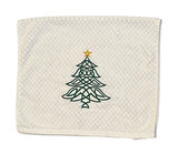 Celtic Christmas Tree Tea Towel