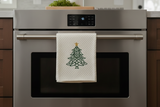 Celtic Christmas Tree Tea Towel