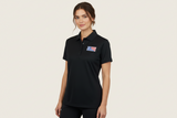 Greek-American Flag Women's Performance Polo Shirt