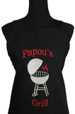 Papou's Grill English Apron