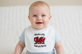 Made with Welsh Parts Baby Bib