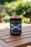 Scottish Slainte Mhath Embroidered Can Cooler