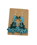 Peacock Earrings
