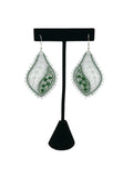 Leaf bobbin lace Earrings