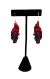 Cardinal Earrings