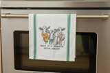 Pumpkin Spice Cow Tea Towel