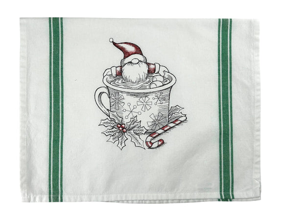 Gnome Spa Tea Towel