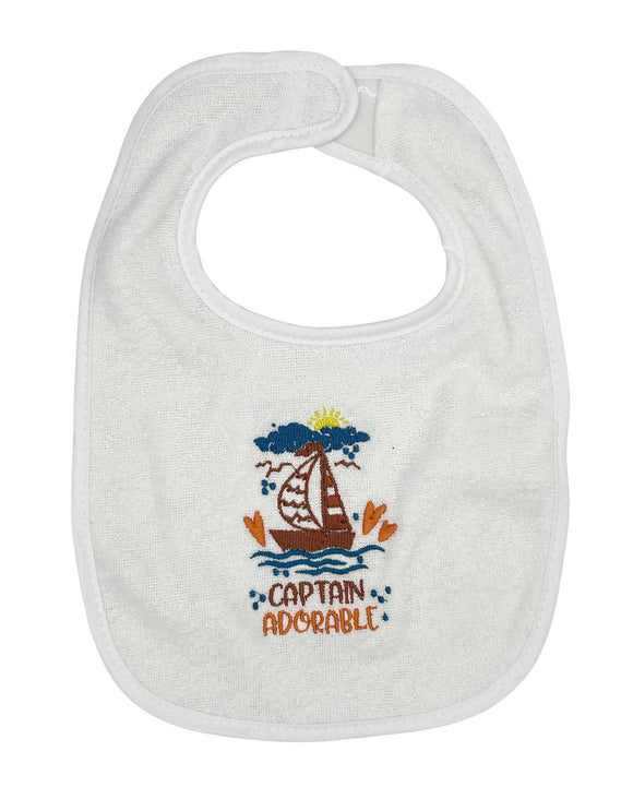 Captain Adorable Baby Bib