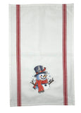Let it Snowman Tea Towel
