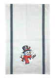 Let it Snowman Tea Towel