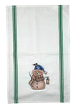 Winter Cheer Snowman Tea Towel