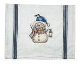 Winter Cheer Snowman Tea Towel