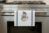 Winter Cheer Snowman Tea Towel