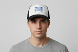 Greek Flag Trucker Cap