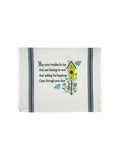 Birdhouse May Your Troubles Tea Towel