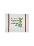 Birdhouse May Your Troubles Tea Towel