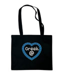 Greek At Heart Tote Bag