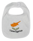 I love Cyprus Baby Bib