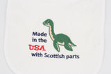 Made in the USA with Scottish Parts Baby Bib