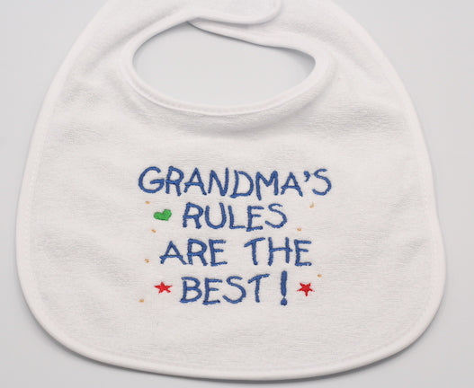Grandma's Rules are the Best Baby Bib
