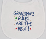 Grandma's Rules are the Best Baby Bib