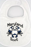 Maryland Scot Baby Bib