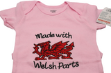 Made with Welsh Parts Onesie