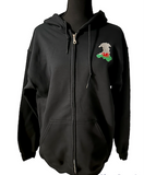 Welsh Dragon Full Zip Hoodie Sweatshirt